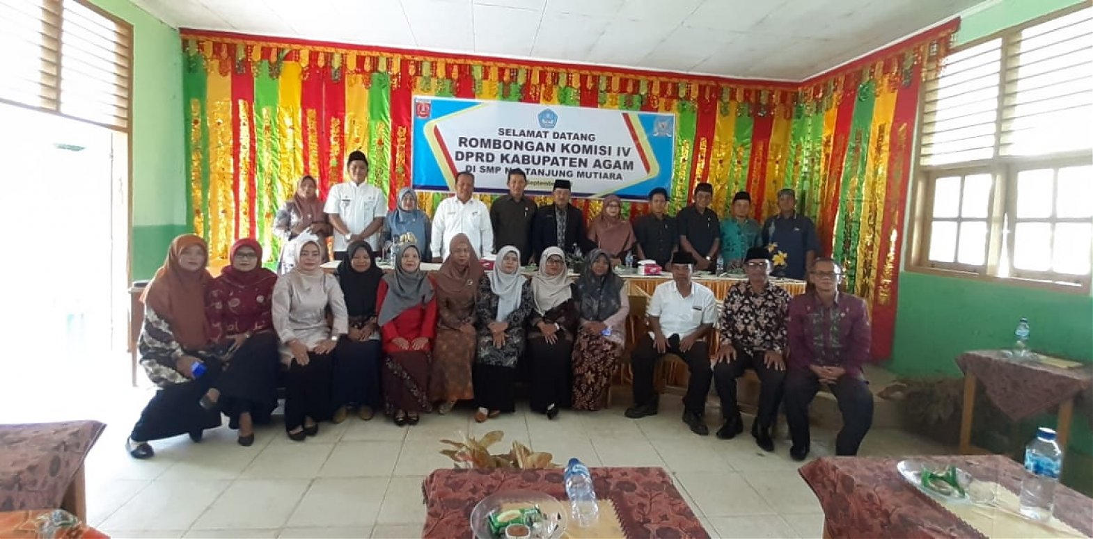 Komisi IV DPRD Agam Jemput Aspirasi Guru di SMP 3 Muara Putus Tiku V Jorong